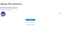 Tablet Screenshot of obama-antichrist.blogspot.com