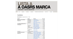 Desktop Screenshot of candidatosoasrs.blogspot.com