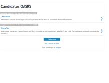 Tablet Screenshot of candidatosoasrs.blogspot.com