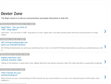 Tablet Screenshot of dexterzone.blogspot.com