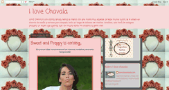 Desktop Screenshot of ilovechavala.blogspot.com