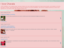 Tablet Screenshot of ilovechavala.blogspot.com