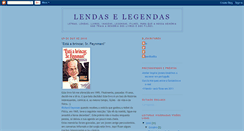 Desktop Screenshot of lendaselegendas.blogspot.com