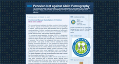 Desktop Screenshot of nochildpornographycsec.blogspot.com