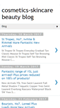Mobile Screenshot of cosmetics-skincarebeautyblog.blogspot.com