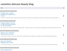 Tablet Screenshot of cosmetics-skincarebeautyblog.blogspot.com