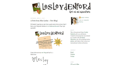 Desktop Screenshot of lesleydenfordadventure.blogspot.com