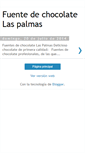 Mobile Screenshot of fuentedechocolatelaspalmas.blogspot.com