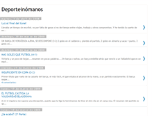 Tablet Screenshot of deporteinomanos.blogspot.com