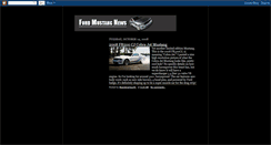 Desktop Screenshot of fordmustangnews.blogspot.com