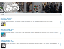 Tablet Screenshot of galerieligne13paris.blogspot.com