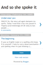 Mobile Screenshot of andsoshespokeit.blogspot.com