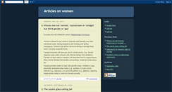 Desktop Screenshot of masculinity-articles-women.blogspot.com