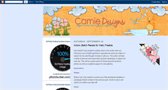 Desktop Screenshot of camiedesigns.blogspot.com