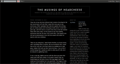 Desktop Screenshot of headcheese-musings.blogspot.com
