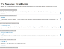 Tablet Screenshot of headcheese-musings.blogspot.com