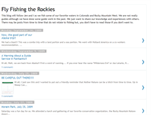 Tablet Screenshot of flyfishrockies.blogspot.com