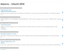 Tablet Screenshot of materno-infantil2010.blogspot.com