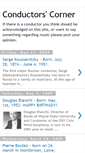 Mobile Screenshot of conductorscorner.blogspot.com