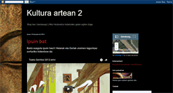 Desktop Screenshot of kulturaartean.blogspot.com
