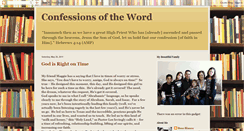 Desktop Screenshot of confessionsoftheword.blogspot.com