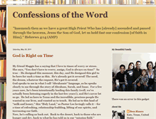 Tablet Screenshot of confessionsoftheword.blogspot.com