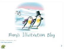 Tablet Screenshot of maryhall-illustration.blogspot.com