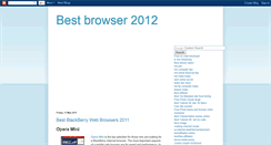 Desktop Screenshot of best-browser2011.blogspot.com