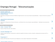 Tablet Screenshot of empregos-telecomunicacoes.blogspot.com