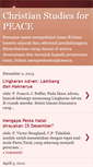 Mobile Screenshot of christianforpeace.blogspot.com