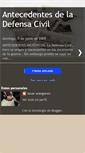 Mobile Screenshot of antecedentesdeladefensacivil.blogspot.com