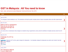 Tablet Screenshot of malaysia-gst.blogspot.com