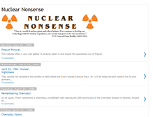 Tablet Screenshot of nuclearnonsense.blogspot.com