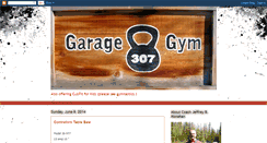 Desktop Screenshot of garagegym307.blogspot.com