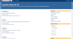 Desktop Screenshot of canaleslibres.blogspot.com