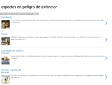 Tablet Screenshot of especiesenpeligrodeextincionlucia.blogspot.com