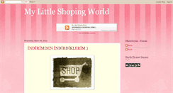 Desktop Screenshot of mylittleshopingworld.blogspot.com