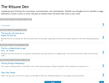 Tablet Screenshot of kitsunes.blogspot.com