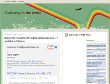 Tablet Screenshot of curiosityintheworld.blogspot.com