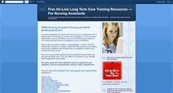 Desktop Screenshot of cna-training.blogspot.com