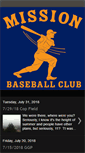 Mobile Screenshot of missionbaseball.blogspot.com