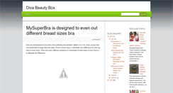 Desktop Screenshot of divabeautybox.blogspot.com