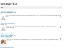 Tablet Screenshot of divabeautybox.blogspot.com