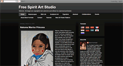Desktop Screenshot of freespiritartstudio.blogspot.com