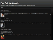 Tablet Screenshot of freespiritartstudio.blogspot.com