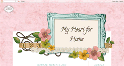 Desktop Screenshot of myheartforhome.blogspot.com