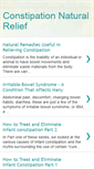 Mobile Screenshot of constipation-natural-relief.blogspot.com