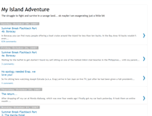 Tablet Screenshot of myislandadventure.blogspot.com