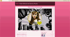 Desktop Screenshot of cluboficialdedannapaola.blogspot.com