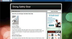 Desktop Screenshot of divingsafetygearbest.blogspot.com